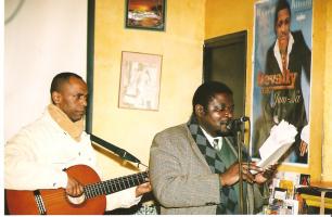 Thierry Sinda Poeta(on the right): Ben Nodji  Musicista(on the left)