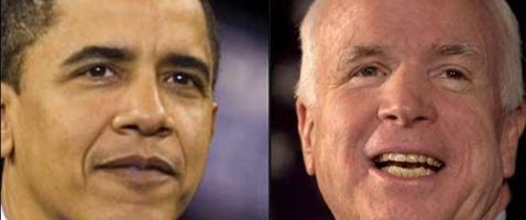 Barack Obama e John McCain
