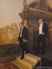 Enrico Letta con Jean Cristophe Rufin